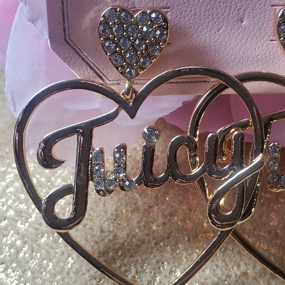 Juicy Couture Heart Earrings - Picture 5 of 9